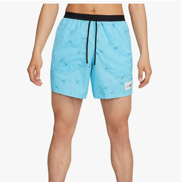 Nike Other - Nike Stride D.Y.E. Mens 7" Running Shorts Size XL Blue Chill